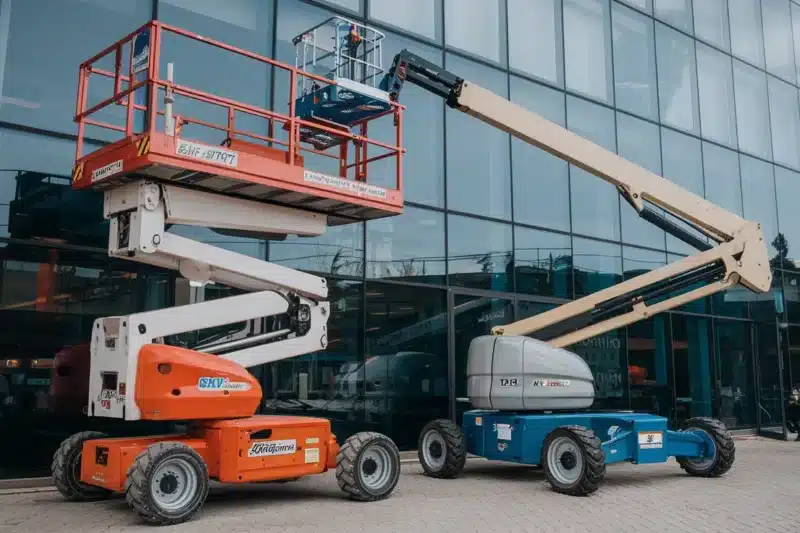 Sakselift vs. Bomlift: hvilken lift bør du velge?