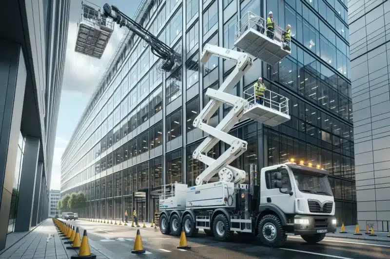 Hvordan velge riktig lift for arbeid på store kontorbygg