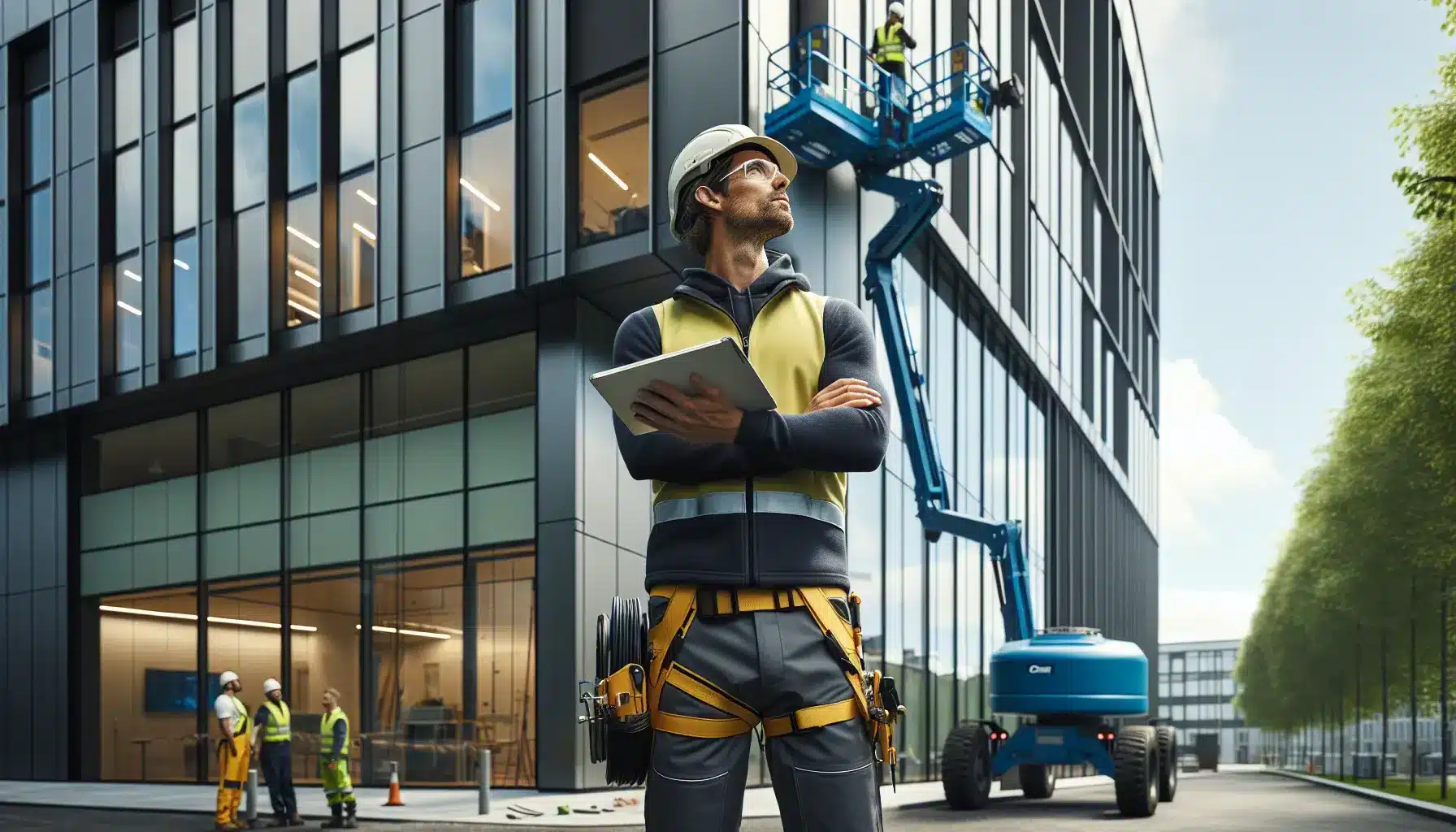 Hvordan velge riktig lift for arbeid på store kontorbygg – illustrasjon 1