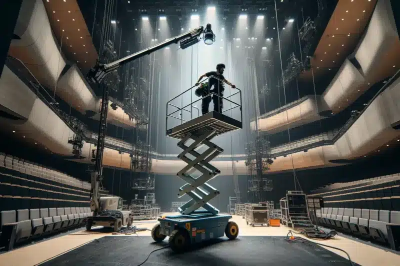 Slik velger du riktig lift for teater- og eventproduksjoner