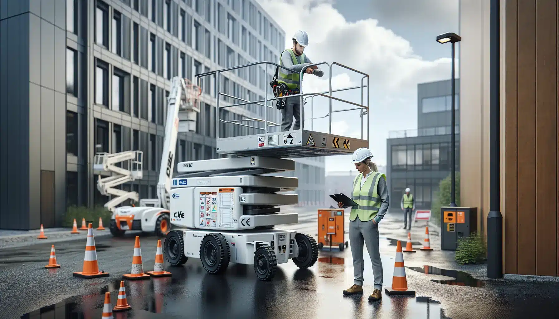 Hvordan kombinere lifter med sikkerhetsutstyr for &oslash;kt beskyttelse &ndash; illustrasjon 1